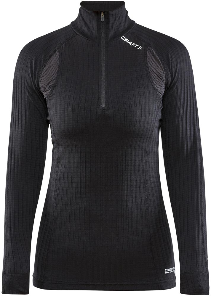 Craft Active Extreme X Zip LS W Dam Svart XS | Underställ Tröja