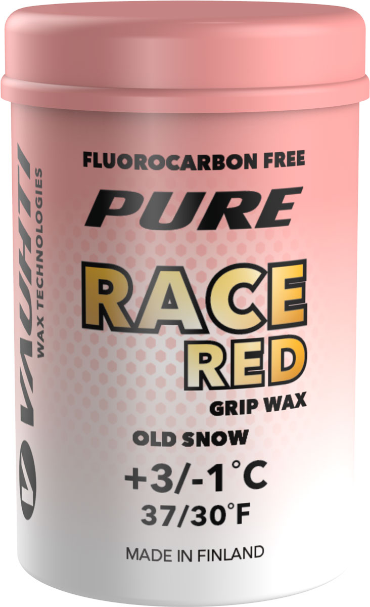 Vauhti Burk Pure Race Old Snow Röd | Fästvalla
