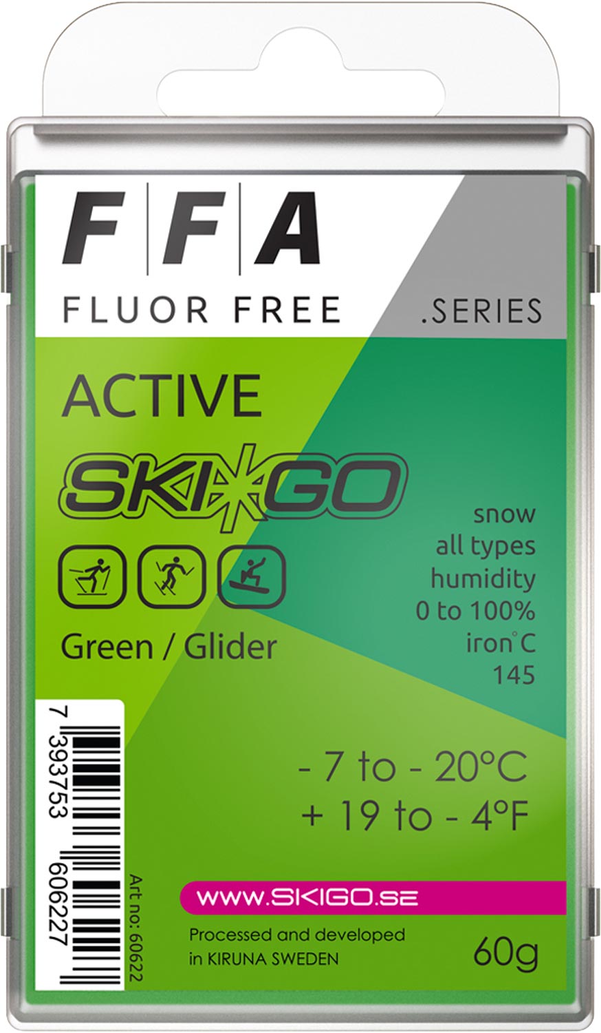Skigo FFA Glider Parafffin 60 g Grön | Glidvalla