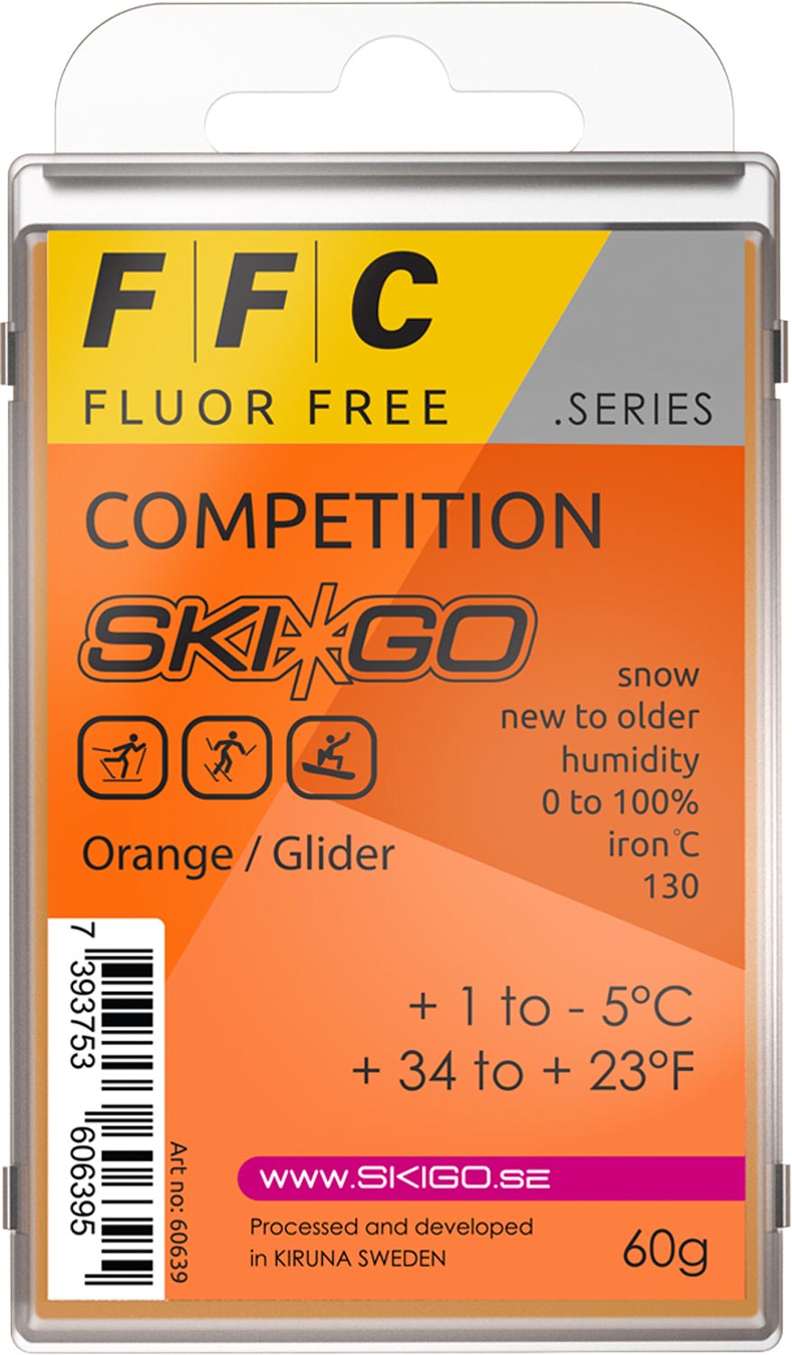 Skigo FFC Glider Parafffin 60 g Orange | Glidvalla