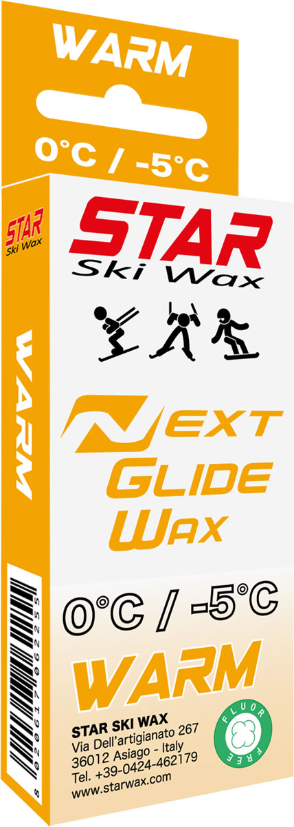 Star NEXT Glide Wax Paraffin 60g WARM | Glidvalla