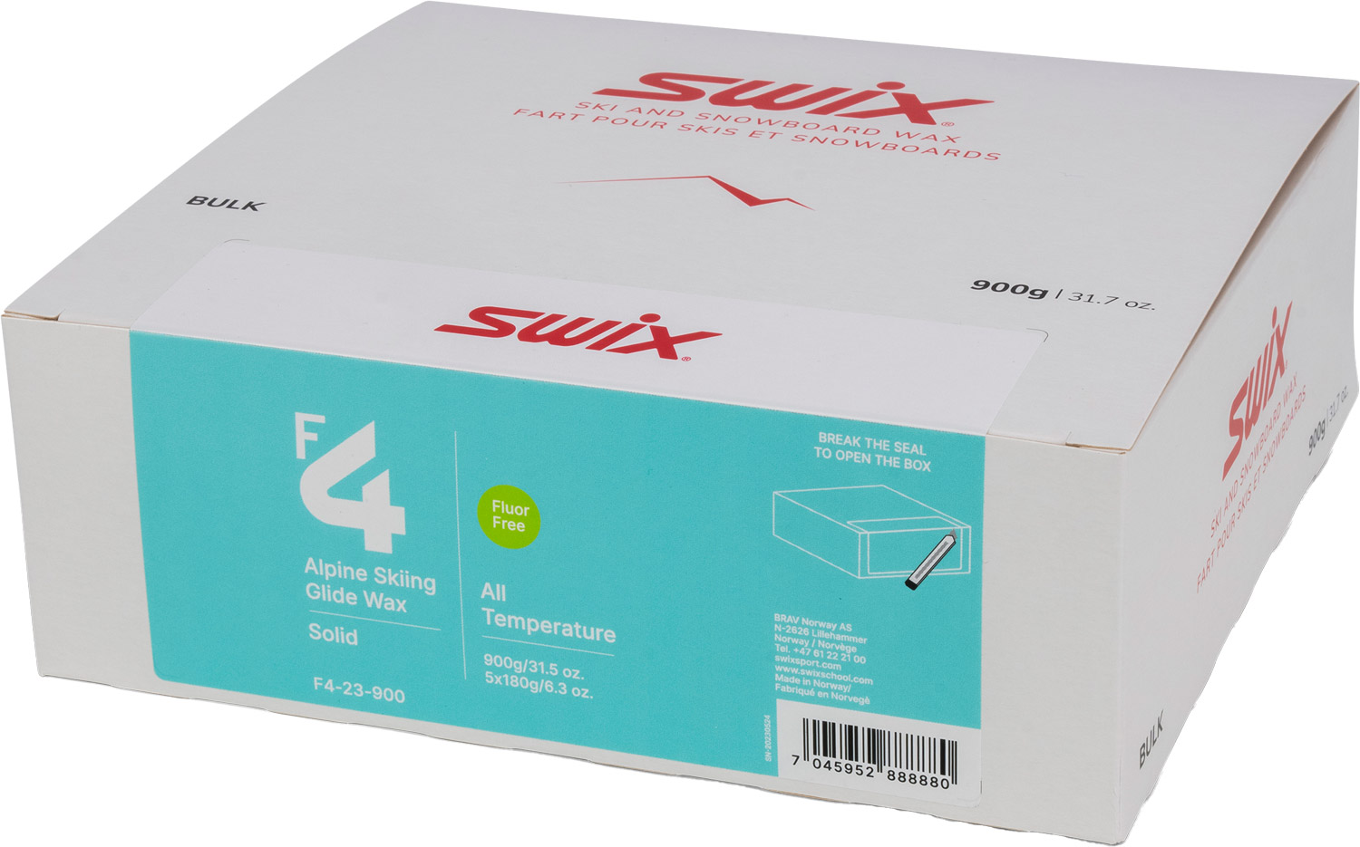 Swix F4 Glide Wax 900G | Glidvalla