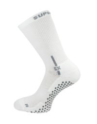 Supersox Grip Socks - PRO Fit - Vit - Kompression - Large (45-48)