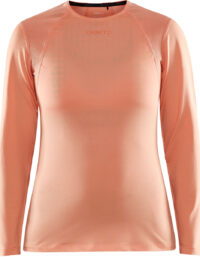 Craft ADV Essence LS Tee W-Röd-L Dam Röd L | Långärmad T-shirt