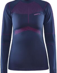 Craft Active Intensity CN LS W-Mörkblå-M Dam Blå M | Underställ Tröja