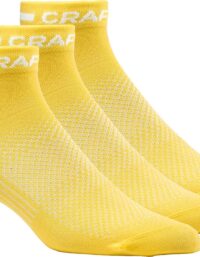 Craft Core Dry Mid Sock 3-pack Gul 34/36 | Löparstrumpor