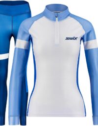 Swix Focus 2-pcs Skisuit W-Mörkblå-XS Dam Blå XS | Top