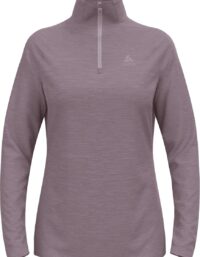 Odlo Mid Layer 1/2 Zip Run Easy Warm W-Lila-L Dam Lila L | Mellanlager Tröja