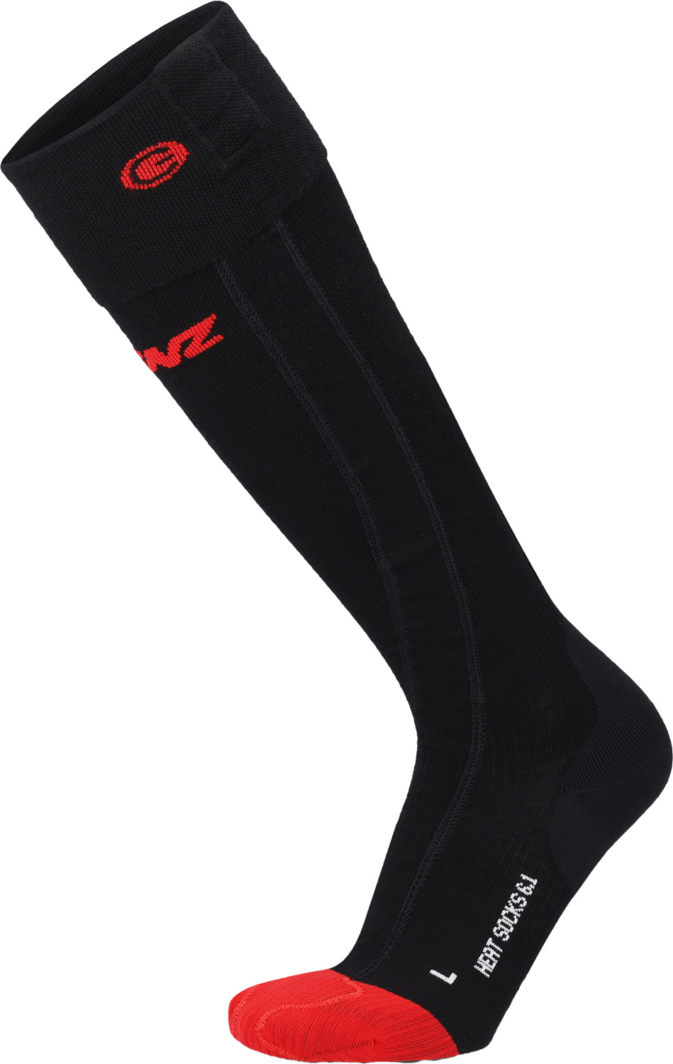 LENZ Heat Sock 6.1 Toe Cap Compression Svart 42/44 | Värmestrumpor