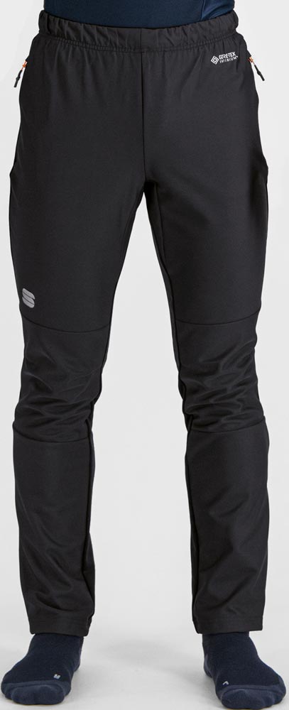 Sportful Squadra Pant Short Zip M-Svart-XXL Herr Svart XXL | Längdskidbyxor