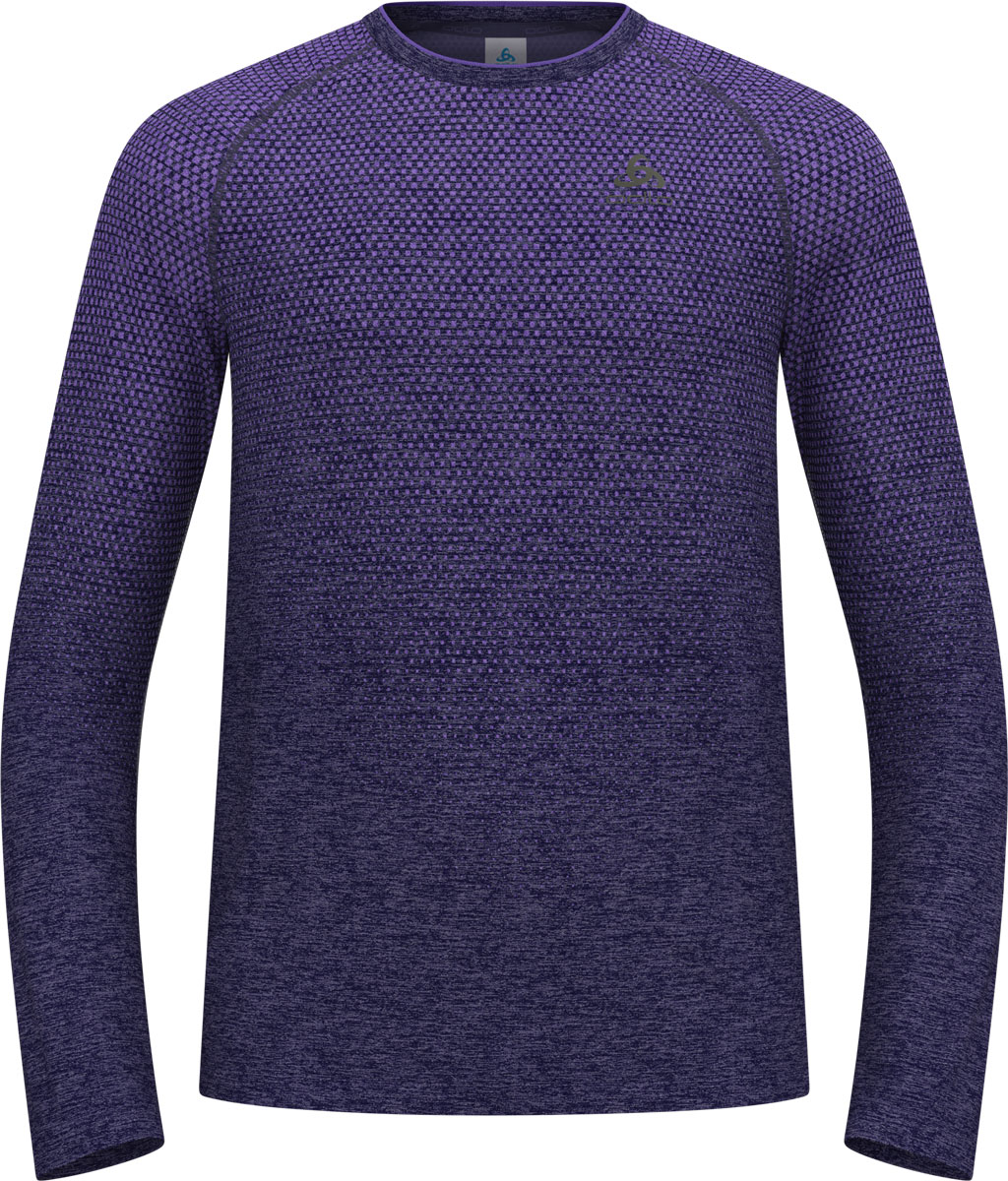 Odlo T-Shirt L/S Essential Seamless M-Lila-M Herr Lila M | Långärmad T-shirt