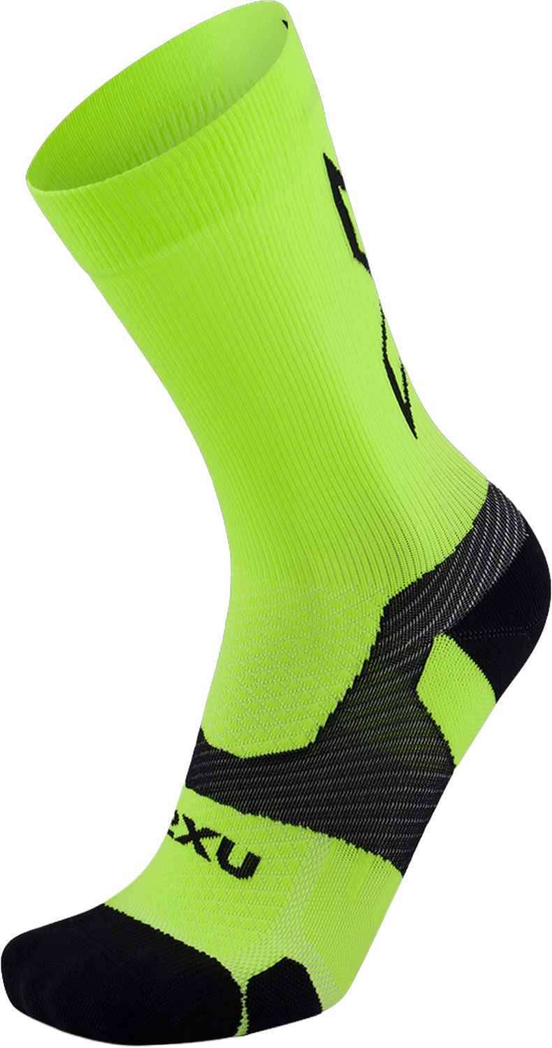 2XU Vectr Light Crew Socks Grön XL | Löparstrumpor