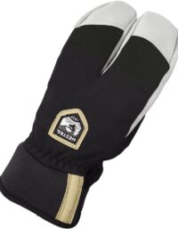 Hestra Wool Terry Splitt Mitt Junior-Svart-4 Junior Svart 4 | Tumvantar