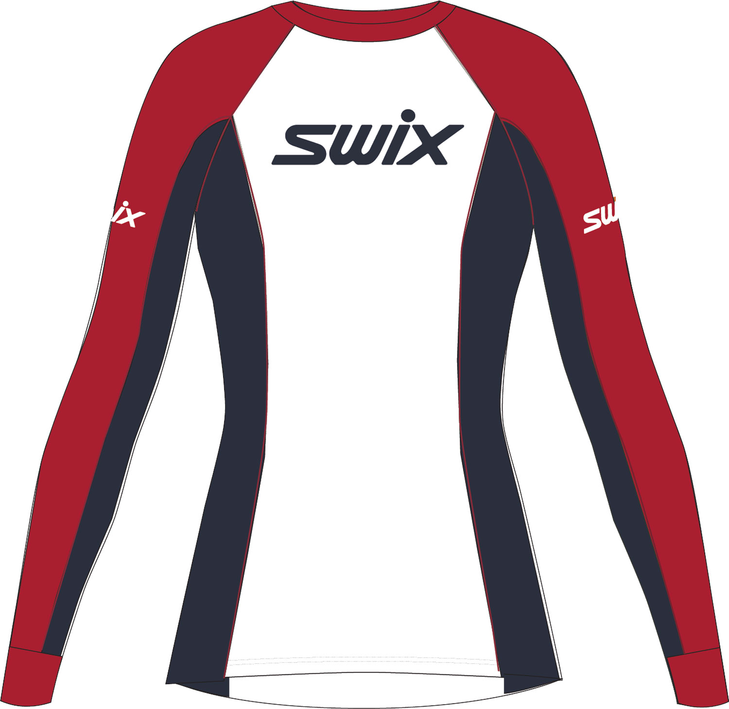 Swix RaceX Classic Long Sleeve W Dam Vit M | Underställ Tröja