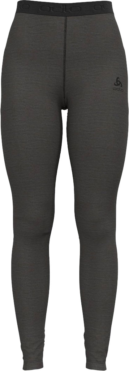 Odlo Pants Natural Performance Wool W-Mörkgrå-L Dam Mörkgrå L | Underställ Byxa