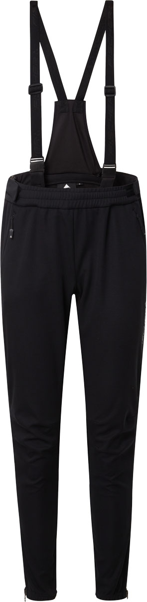 Fischer Åsarna 3 BIB Pants W-Svart-XS Dam Svart XS | Längdskidbyxor