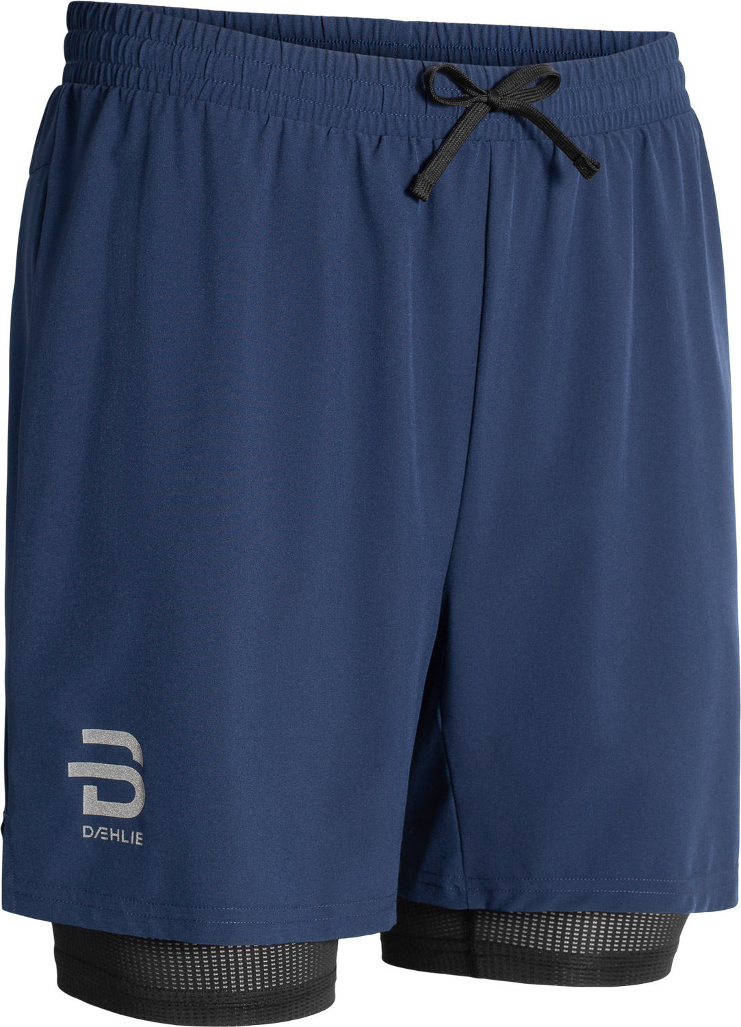 Dahlie Shorts Run 2-In-1 M Herr Blå XL | Löparshorts