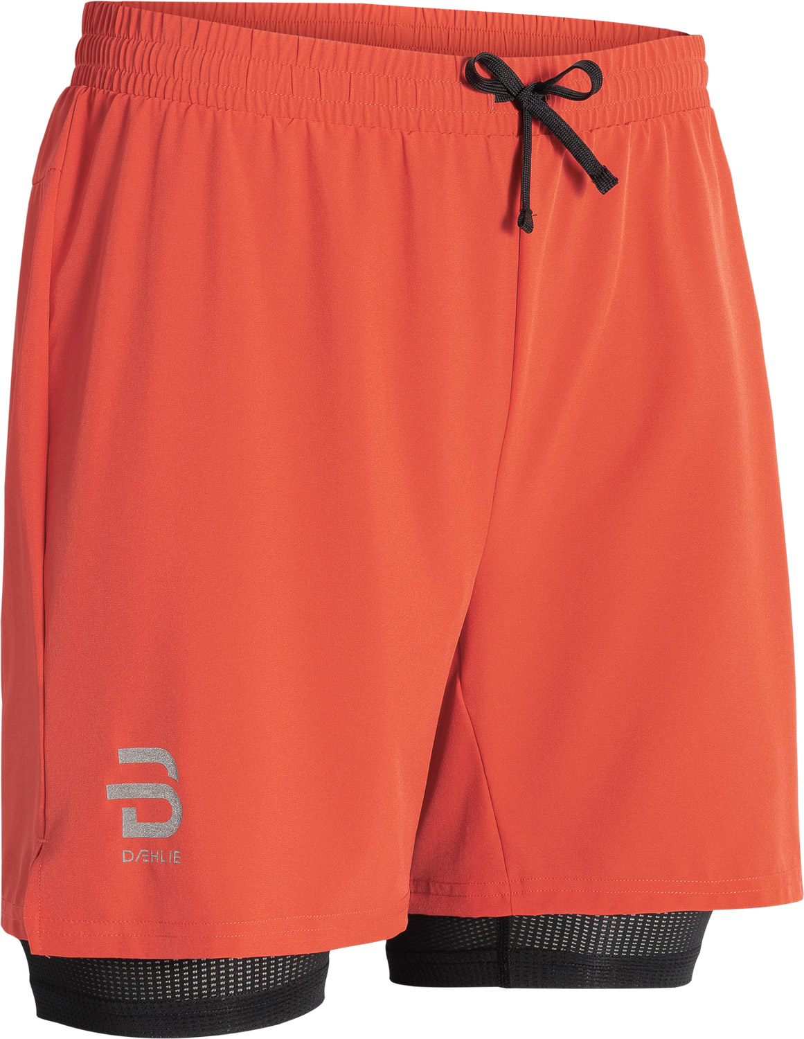 Dahlie Shorts Run 2-In-1 M Herr Röd L | Löparshorts