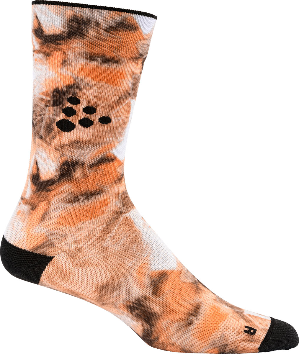 Craft PRO Hypervent Print Sock-Orange-34/36 Orange 34/36 | Löparstrumpor