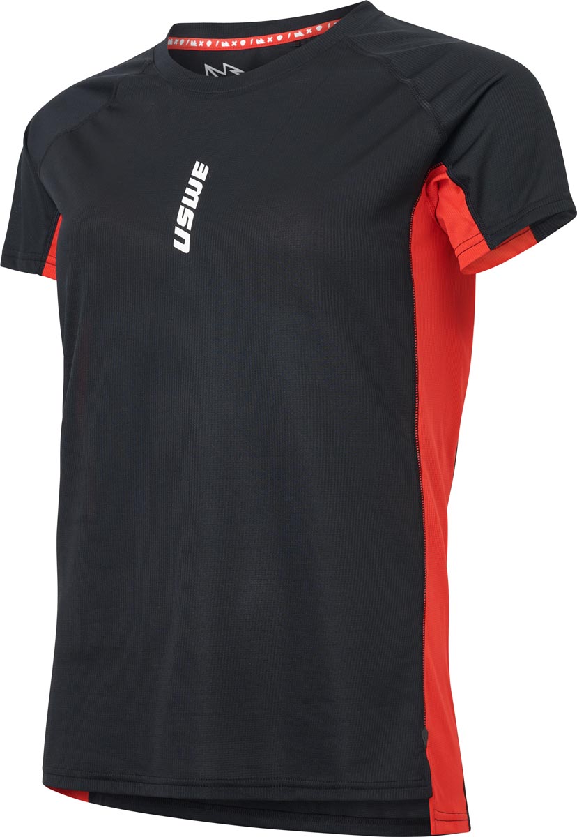 Uswe Puls Trail Running Shirt W-Svart-S Dam Svart S | T-shirt