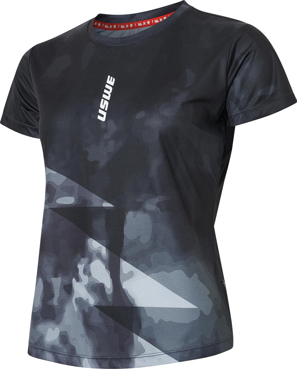 Uswe Dimma Trail Running SS Tee W-Svart-XS Dam Svart XS | T-shirt