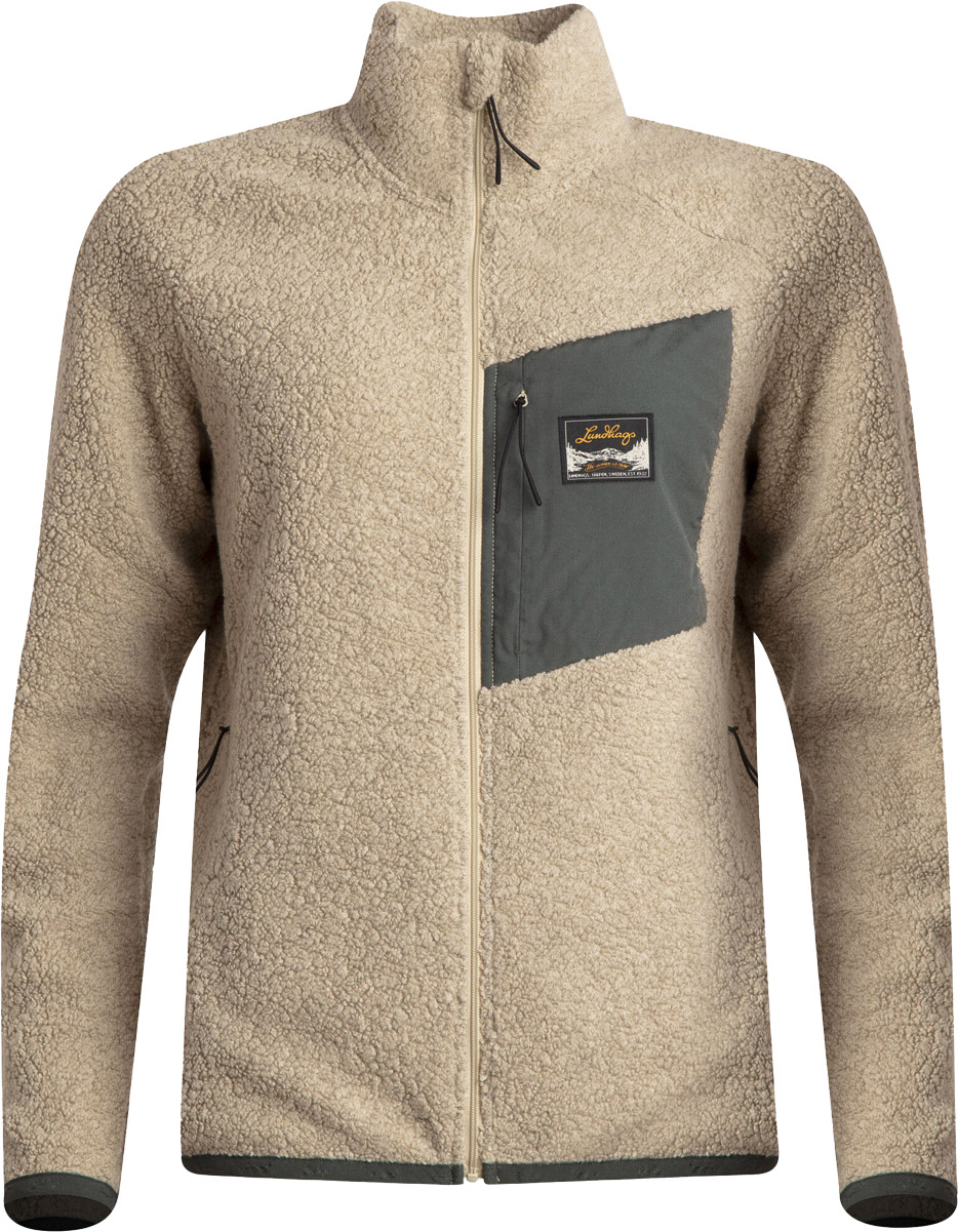 Lundhags Flok Wool Pile W Dam Beige XS | Mellanlager Tröja
