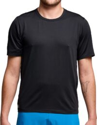 Saucony Stopwatch Short Sleeve M-Svart-L Herr Svart L | T-shirt