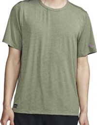 Saucony Stopwatch Short Sleeve M-Mörkgrön-L Herr Mörkgrön L | T-shirt