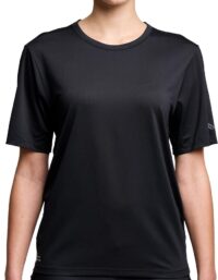 Saucony Stopwatch Short Sleeve W-Svart-M Dam Svart M | T-shirt