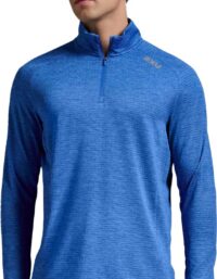2XU Ignition 1/4 Zip M -24-Blå-S Herr Blå S | Mellanlager Tröja
