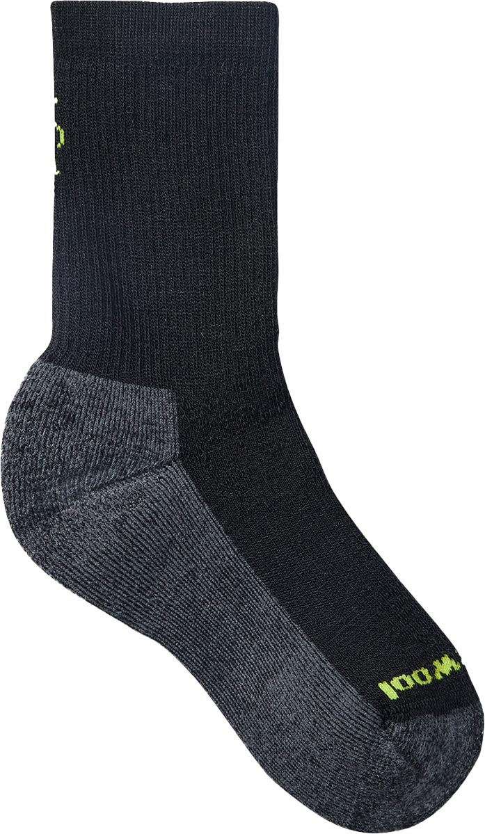 Smartwool Hike Full Cushion Crew Socks Kids-Svart-L Svart L | Strumpor