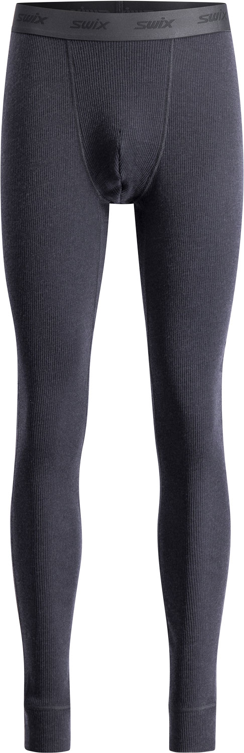 Swix RaceX Merino Pants M Herr Mörkgrå XL | Underställ Byxa