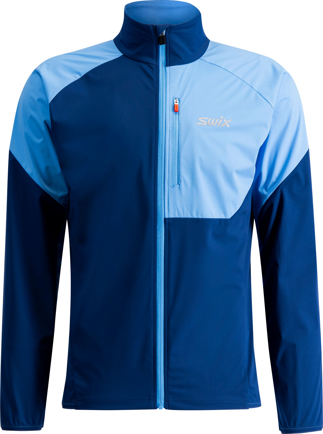 Swix Focus Wind Jacket M Herr Blå XXL | Längdskidjacka