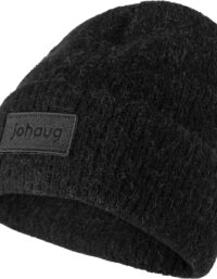 Johaug Softie Wool Rib Beanie W Dam Svart OZ | Mössa