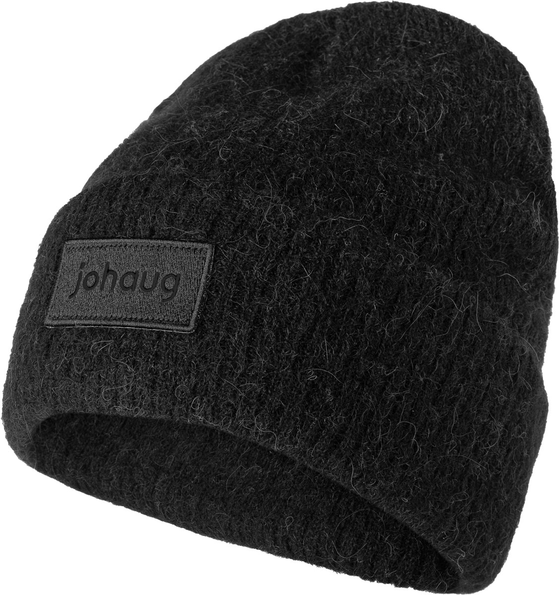 Johaug Softie Wool Rib Beanie W Dam Svart OZ | Mössa