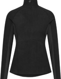 Johaug Fusion Fleece Half Zip W Dam Svart S | Mellanlager Tröja