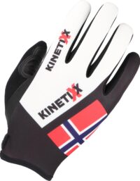 Kinetixx Eike Country Flag-Röd-9 Röd 9 | Längdskidhandskar
