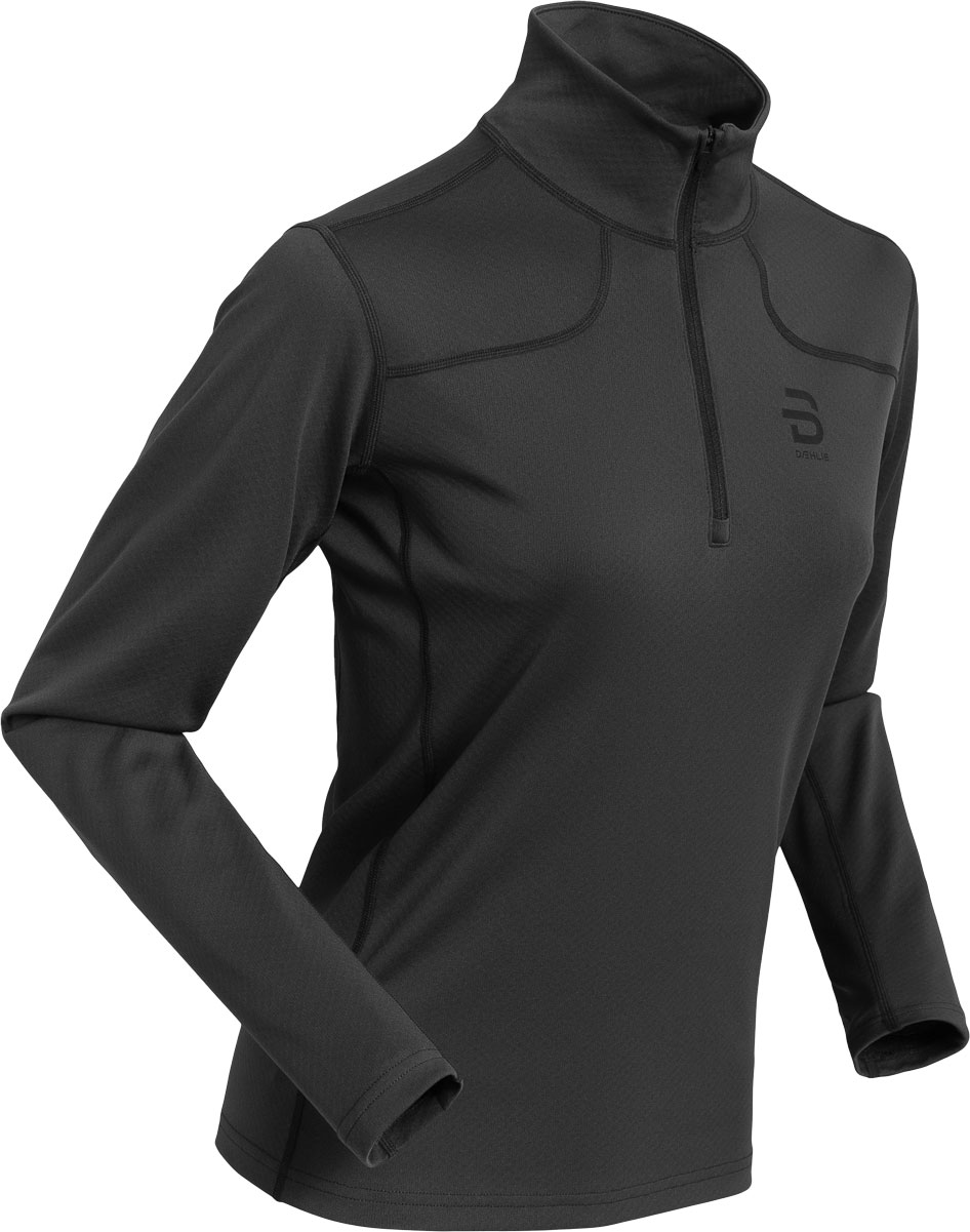 Dahlie Half Zip Athlete 2.0 W Dam Grå L | Mellanlager Tröja
