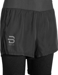 Dahlie Shorts Athlete 2-in-1 M Herr Grå L | Löparshorts