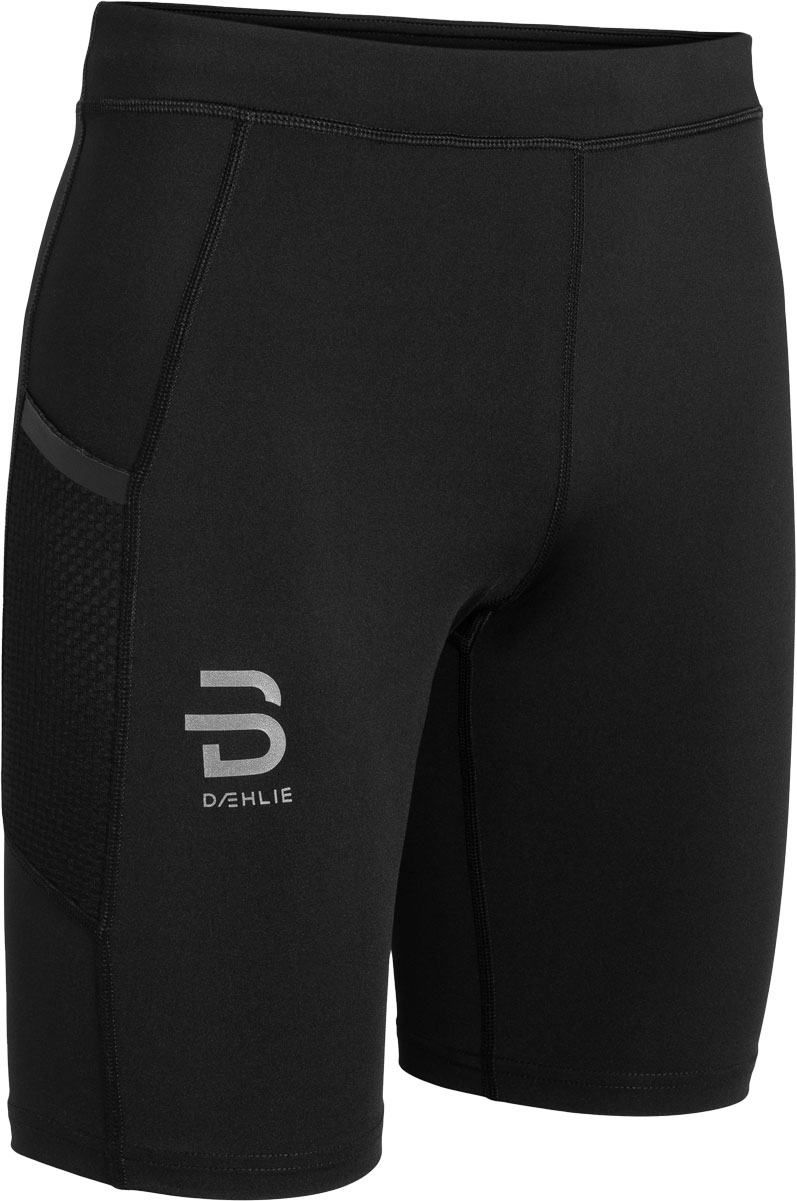 Dahlie Tights Athlete 10-inch 2.0 M Herr Svart M | Löpartights