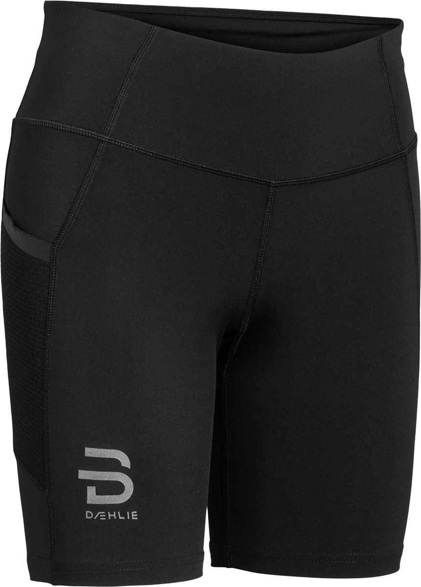 Dahlie Tights Athlete 7,5-inch 2.0 W Dam Svart S | Löpartights