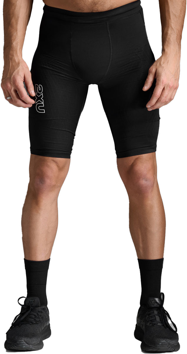 2XU Light Speed React Compression Shorts M Herr Svart S | Löparshorts