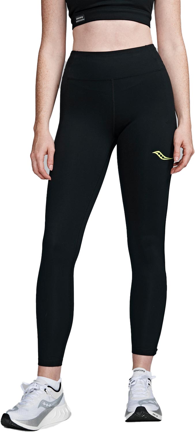 Saucony Elite Tight W Dam Svart M | Löpartights