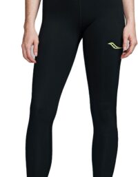Saucony Elite Tight W Dam Svart S | Löpartights