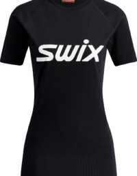 Swix RaceX Classic Shortsleeve W Dam Svart XL | Underställ Tröja