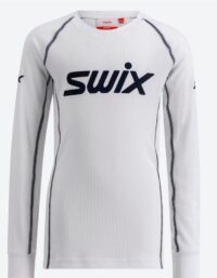 Swix RaceX Classic Long Sleeve Junior Junior Vit 116 | Underställ Tröja