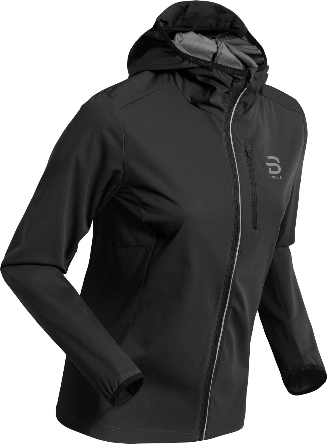 Dahlie Jacket Winter Run Protect W Dam Svart L | Löparjacka