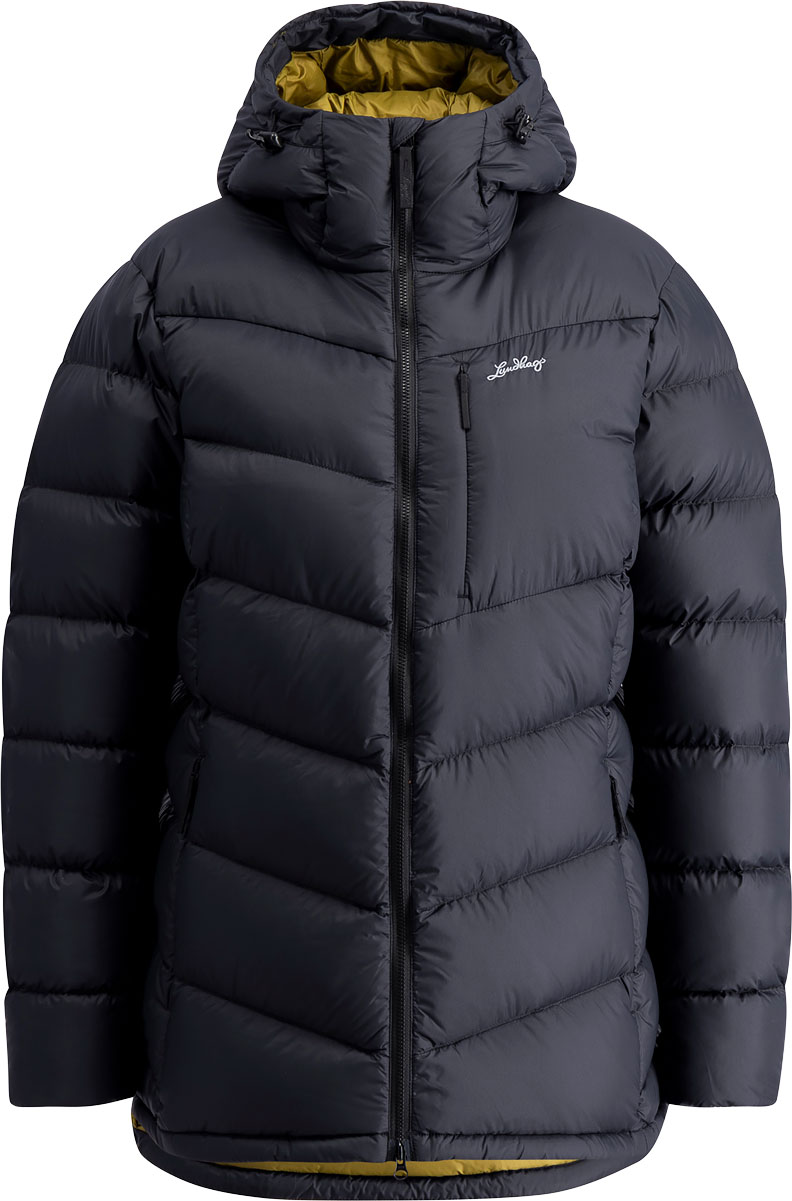 Lundhags Fulu Down Hooded Jacket W Dam Svart L | Vandringsjacka