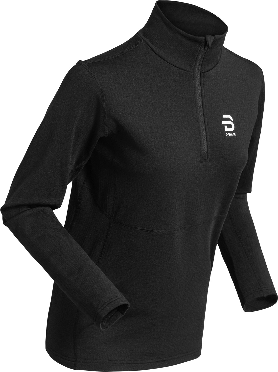 Dahlie Half Zip Pace W Dam Svart L | Mellanlager Tröja