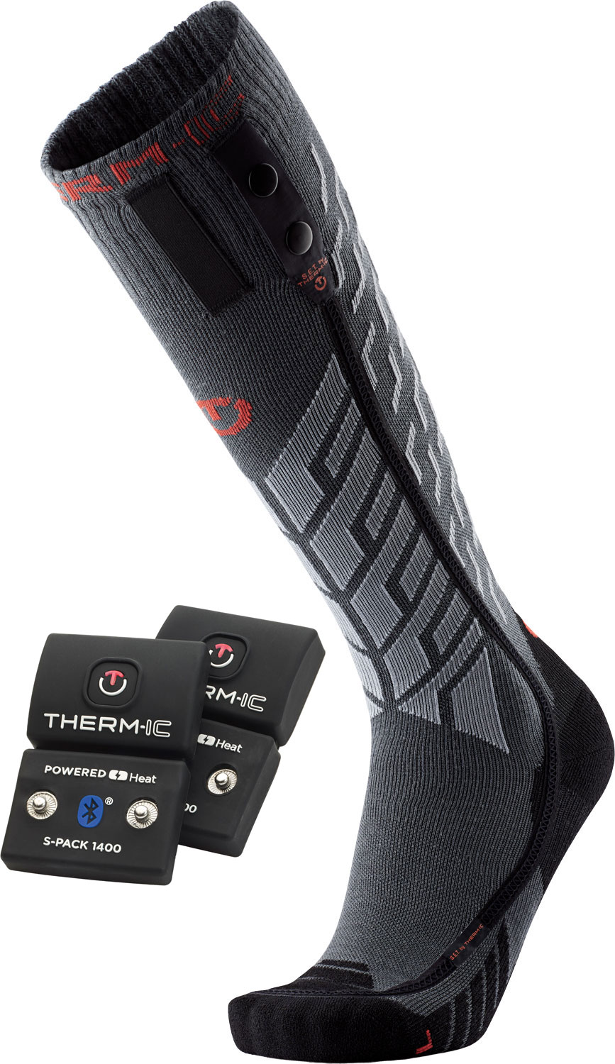 Therm-ic Ultra Warm Perform S.E.T + 1400B Grå 45/47 | Värmestrumpor